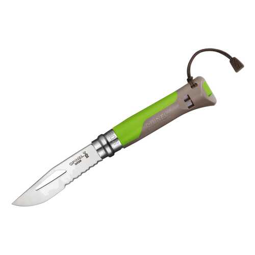 Туристический нож Opinel 001715 №8 Specialist Outdoor Terre Vert в Спортмастер