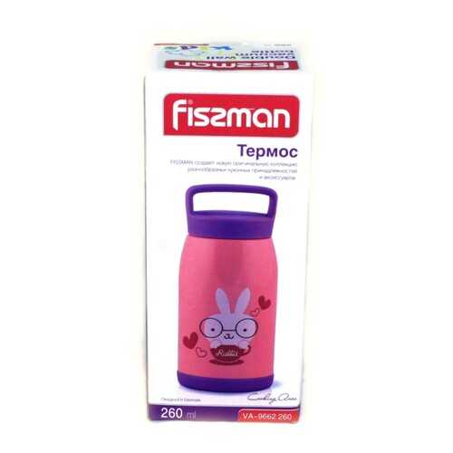 Термос Fissman VA-9662.260 0,26 л розовый в Спортмастер