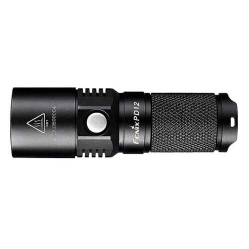 Туристический фонарь Fenix PD12 T6 черный, 4 режима в Спортмастер