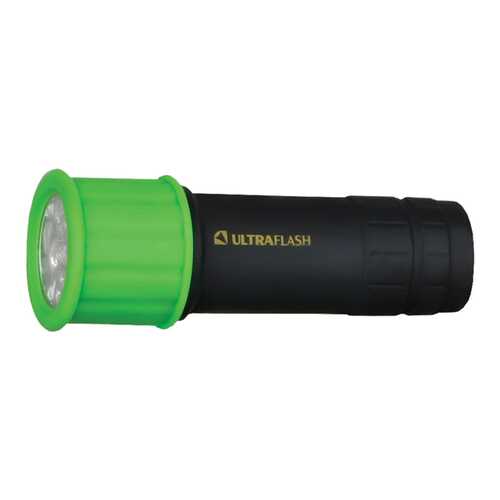 Туристический фонарь Ultraflash LED15001-C черный/зеленый, 1 режим в Спортмастер