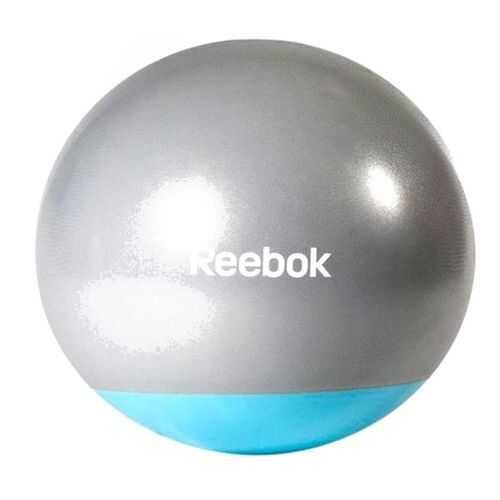 Гимнастический мяч Reebok Gym Ball двухцветный 75 см серо-голубой в Спортмастер