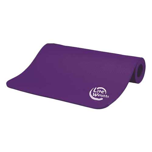 Коврик для фитнеса Lite Weights 5420LW фиолетовый 10 мм в Спортмастер