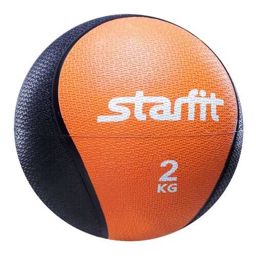 Медицинбол StarFit Pro GB-702 2 кг оранжевый/черный в Спортмастер