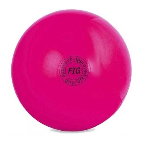 Мяч для художественной гимнастики GC 01, 19 см, 400 г, розовый в Спортмастер
