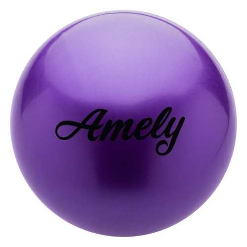 Мяч гимнастический Amely AGB-101, фиолетовый, 15 см в Спортмастер