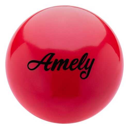 Мяч гимнастический Amely AGB-101, красный, 19 см в Спортмастер