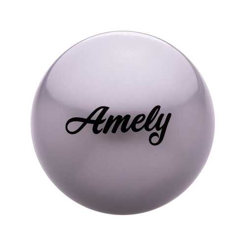 Мяч гимнастический Amely AGB-101, серый, 19 см в Спортмастер