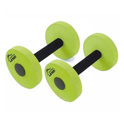 Аквагантель Larsen. Aqua Fitness (2 штуки), малой сопротивляемости, зелёные в Спортмастер