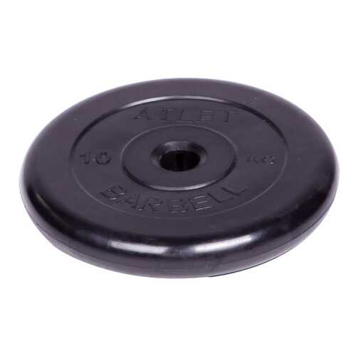 Barbell d 51 мм черный 10,0 кг Atlet в Спортмастер