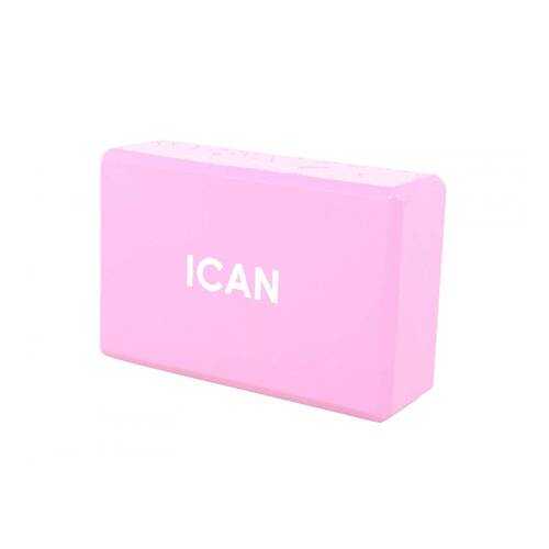 Блок для йоги ICAN IFA-101, EVA, 22,5x15x7,6 см, розовый в Спортмастер