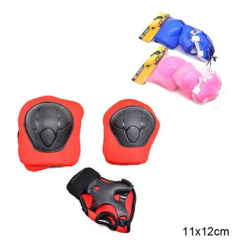 Комплект защиты Sports Helmit Maxi, розовый, S в Спортмастер