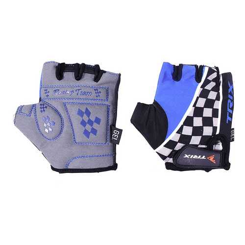 Велосипедные перчатки Trix LCL-K-6586, blue, 6 в Спортмастер