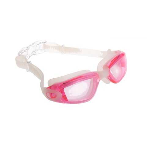 Очки для плавания Комфорт+, цвет: розовый, линзы - прозрачные в Спортмастер