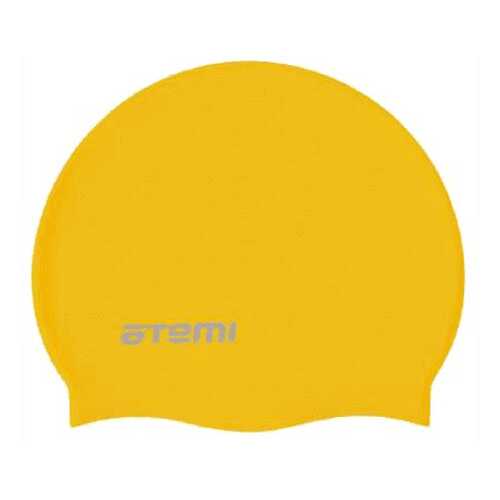 Шапочка для плавания Atemi SC307 желтая в Спортмастер
