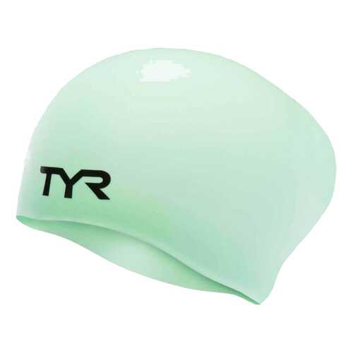 Шапочка для плавания TYR Long Hair Wrinkle-Free Silicone Cap 332 mint в Спортмастер