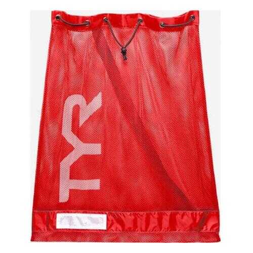 Сумка-сетка для бассейна TYR Alliance Mesh Equipment Bag красная (610) в Спортмастер