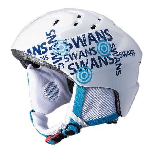Горнолыжный шлем Swans H-41 2015 white/blue, One Size в Спортмастер