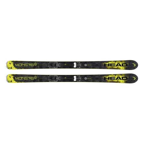 Горные лыжи Head Monster 98 Ti SW Black/Neon Yellow + ATTACK 13 2017, 170 см в Спортмастер