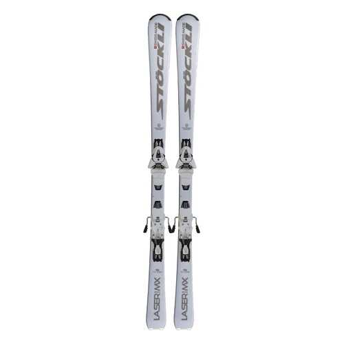 Горные лыжи Stockli Laser MX + MC 11 White 2019, 150 см в Спортмастер